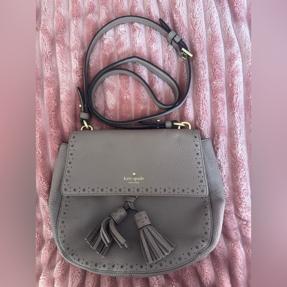 Kate Spaces Tassel Detail Shoulder Bag